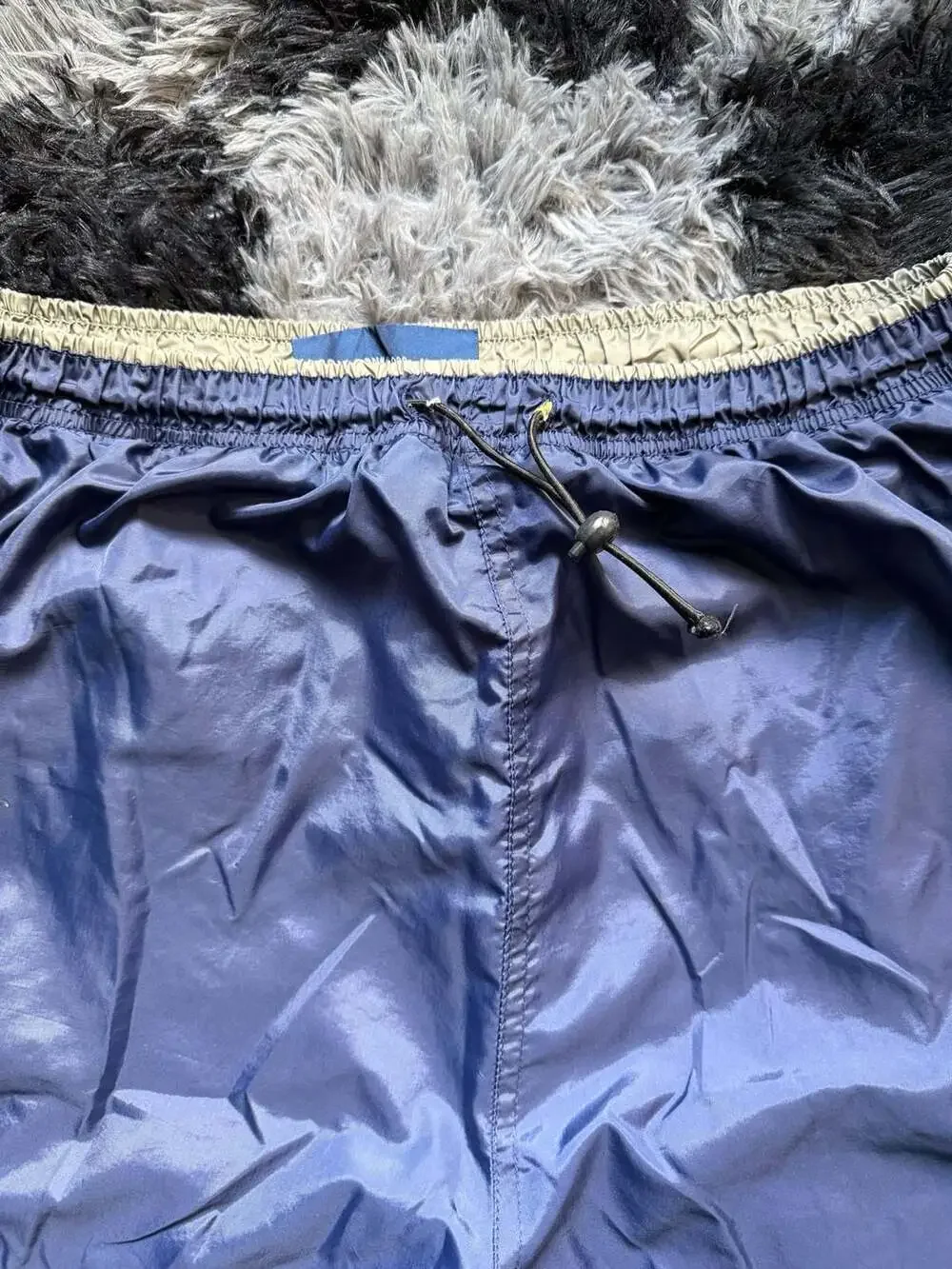Spalding Athletic Vintage 90s Navy Blue Nylon Windbreaker Track Pants